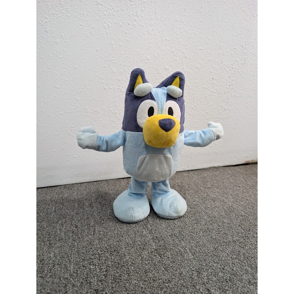Bluey Moose Toys Blue Heeler Dog Stuffed Animal Plush Standing Toy 12 Inch